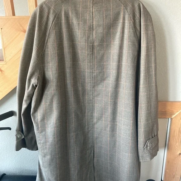 Vintage Plaid Women's Winter Coat with Removable Fleece Lining Sz XL - Picture 4 of 12